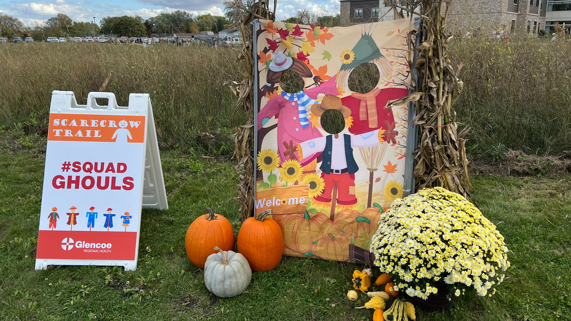 scarecrow photo booth