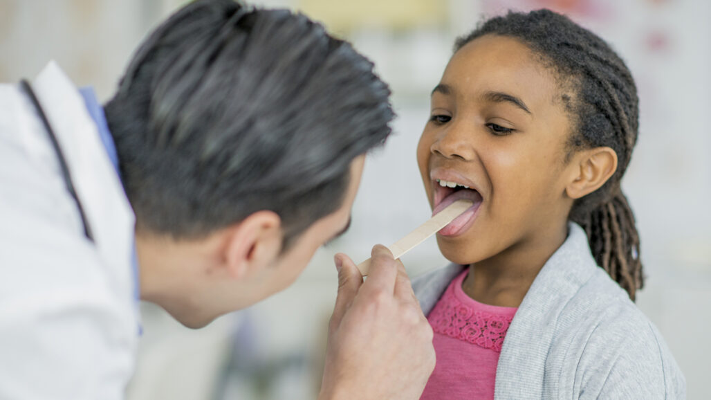 Ear nose and throat exam