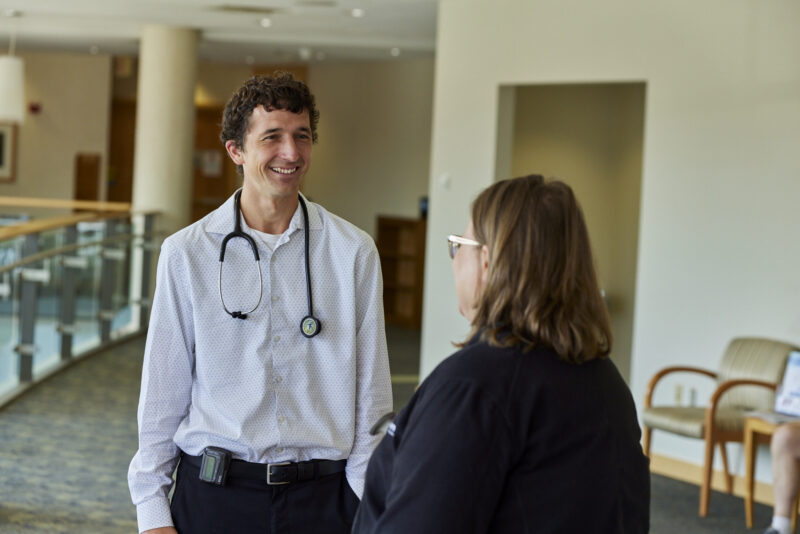 family medicine doctors chatting