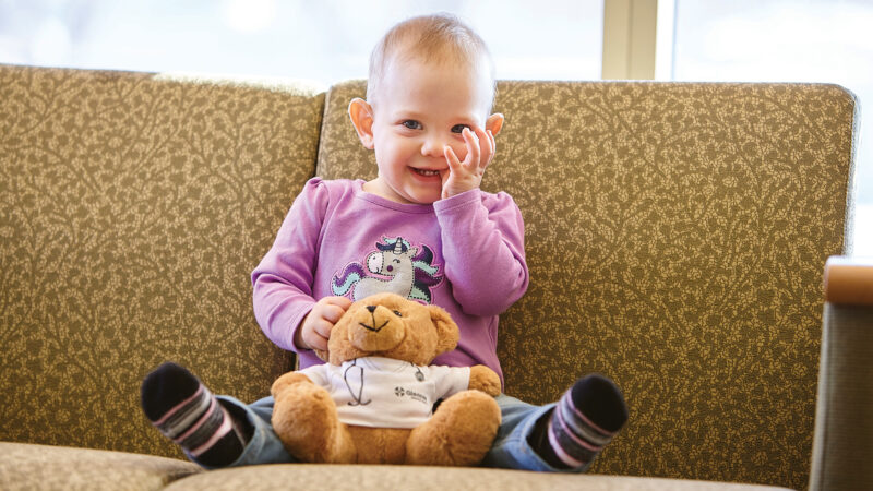 child in pediatric care