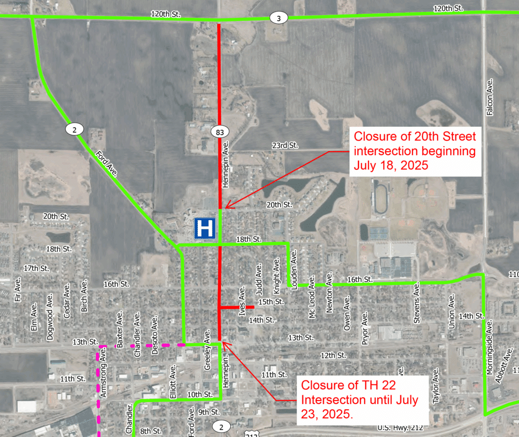 20th Closure 7-18-25